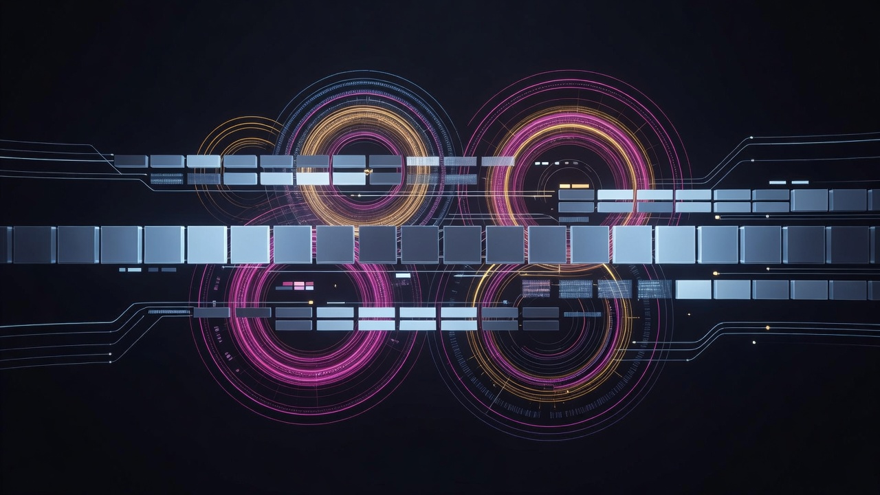 A visual representation of linear television scheduling blocks and rotational programming grids
